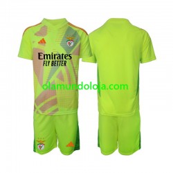 Camisola Benfica Guarda-redes Criança Equipamento Primeiro 2024-2025 Manga Curta